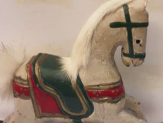 Wooden Rocking Horse  20 x 25 cm