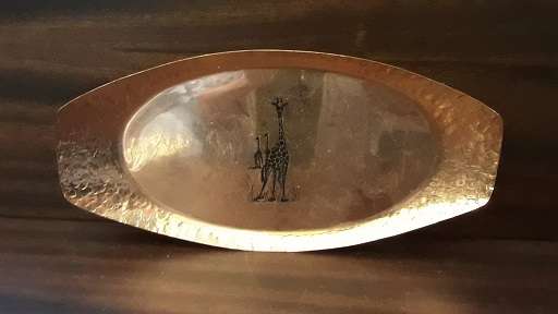 Copper Dish 30 x 14 cm