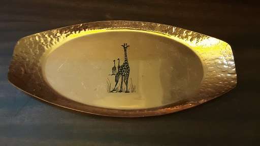 Copper Dish 30 x 14 cm