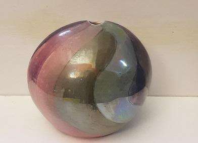 Multi Colour Vase 14 x 15 cm