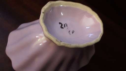 Pink and gold Bowl  # 213 CP