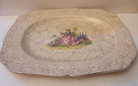 Tunstall H&K Plate / Platter size 34 cm x 28 cm