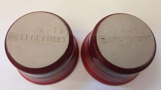 Two Le Creuset Ramikins 5 x 8 cm
