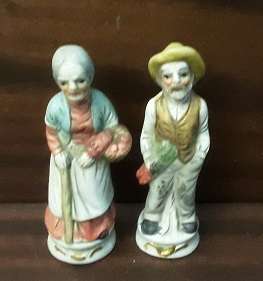 Pair of man and woman Figurines 12 cm