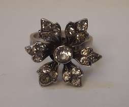 Vintage  Silver Ring 16 mm