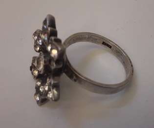 Vintage  Silver Ring 16 mm