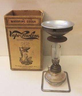 Vaporizer Burner Vintage  Vapo-Cresolene vaporizer (Kerosene Lamp) 16 cm