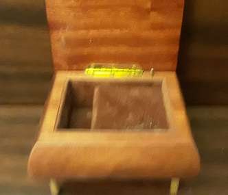 Ercoland Edelweiss Musical Movement Italy Musical Box 12 x 7 cm