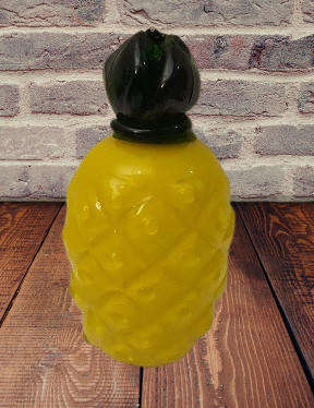 Pineapple Ornament Studio Glass 14 x 8 cm