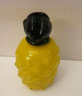 Pineapple Ornament Studio Glass 14 x 8 cm