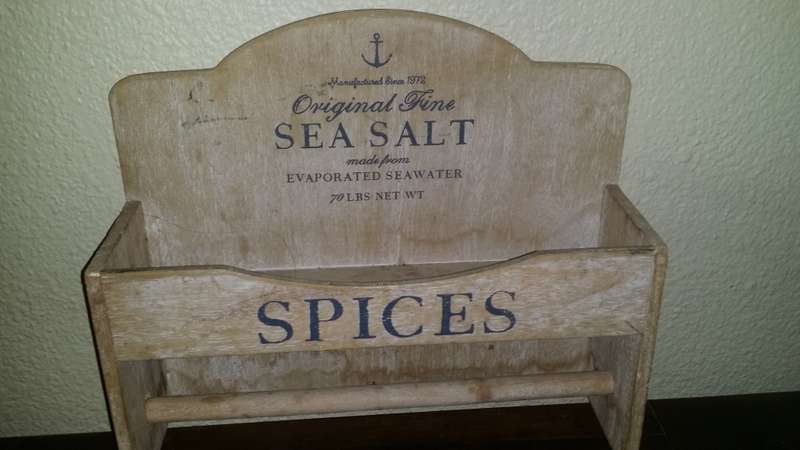 Wood Spice Rack 32 cm