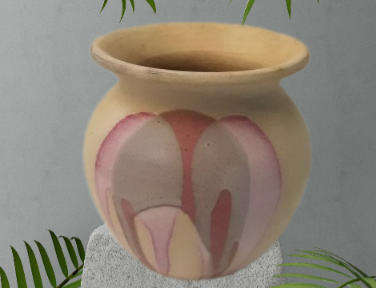 Pottery Vase  12 cm