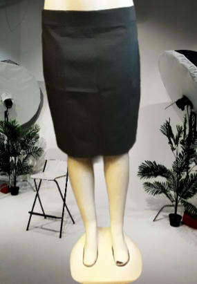 Black Skirt just above the knee  Label Size 10