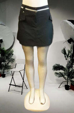 WWW Black Mini Skirt Size 12 / 36