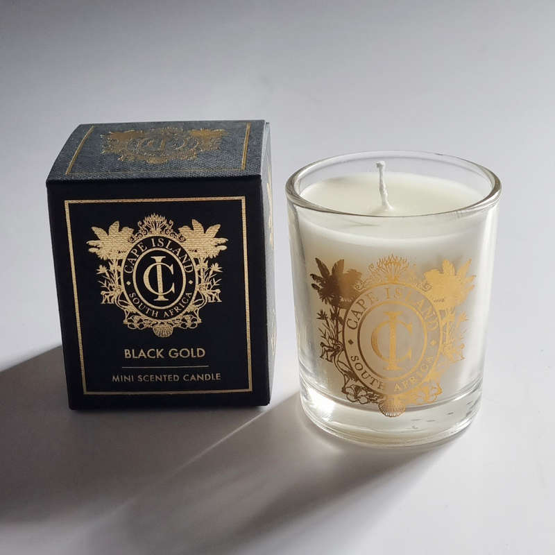 Cape Island Scented Candle Black Gold 250ml