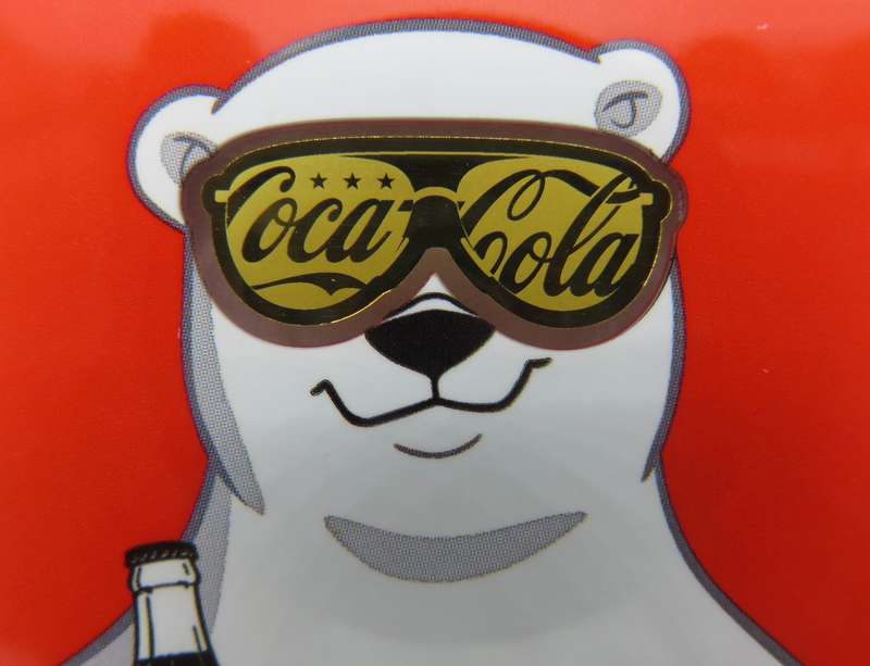 Coca Cola Sunglasses-  1/1000 Oz Gold: 3000 Francs Republic of Chad . With Certificate Attached