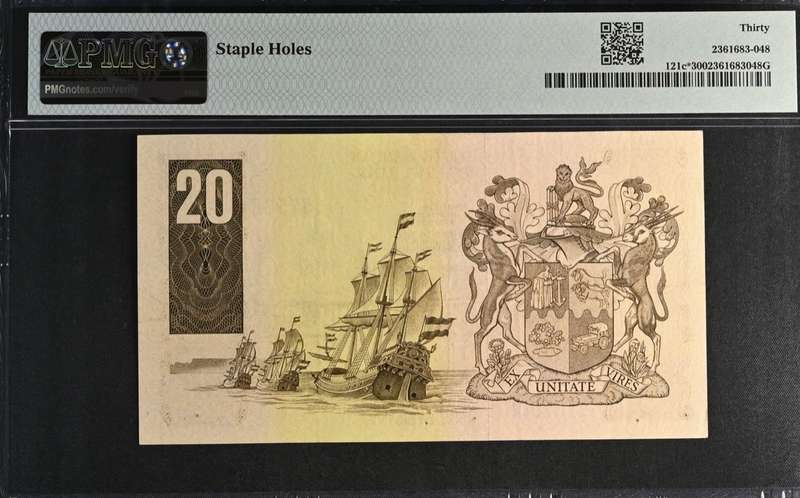 1984 South Africa Reserve Bank R20 PMG Graded 30 Very Fine