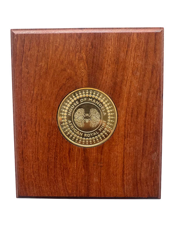 House of Mandela Africa Royal Mint  - BOX Only  - 2 Coin + Slab Box For AU and AG - Coin on Box