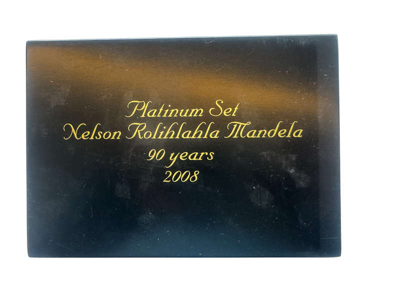 Stunning Original Nelson Mandela Platinum Set - BOX Only