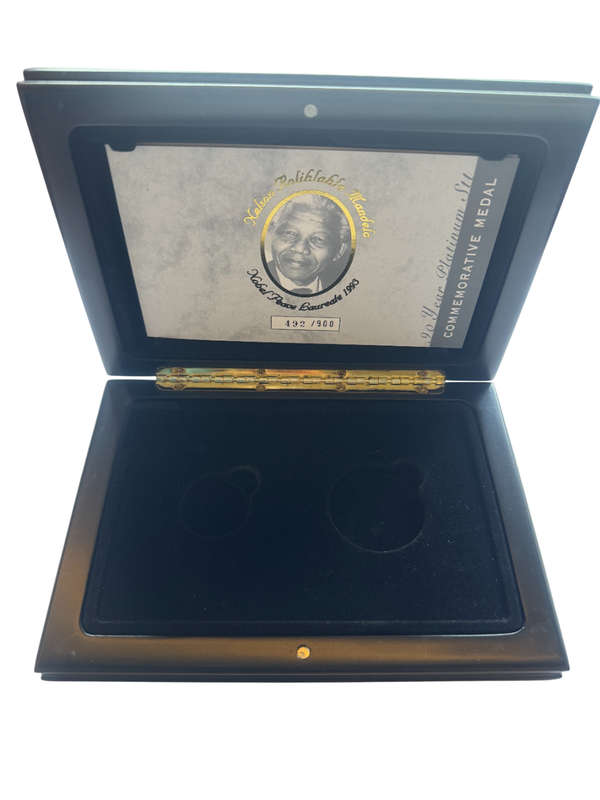 Stunning Original Nelson Mandela Platinum Set - BOX Only