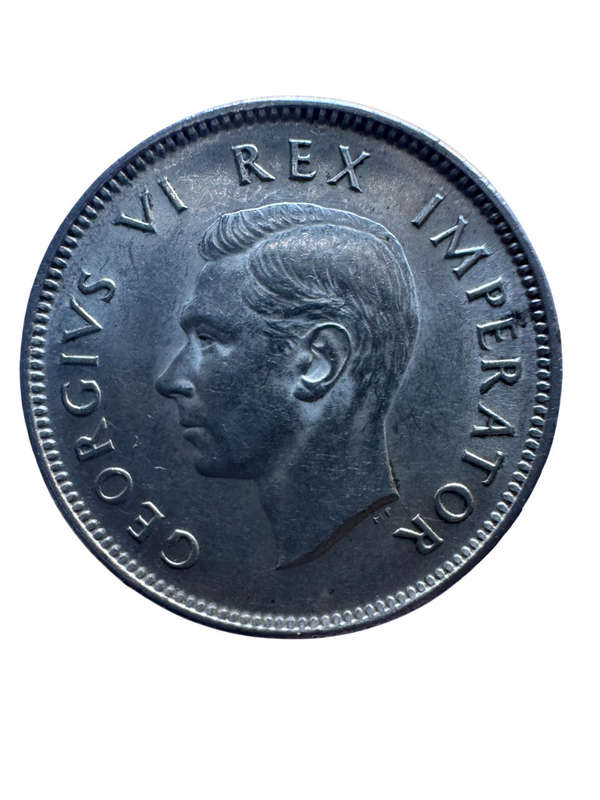 1938 South Africa Union Silver One Shilling