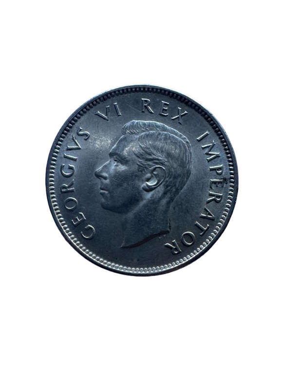 1938 South Africa Union Silver One Shilling