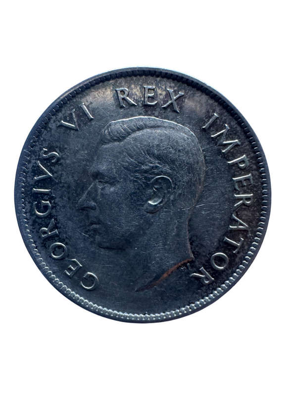 1937 South Africa Union Silver 2 Shillings