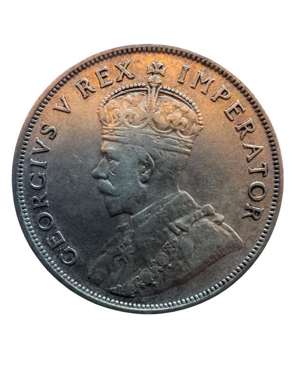 1932 South Africa Union 2 Shillings Silver Florin -  George V