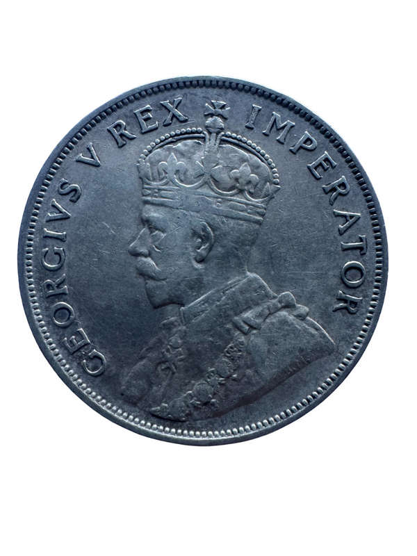1932 South Africa Union 2 Shillings Silver Florin -  George V