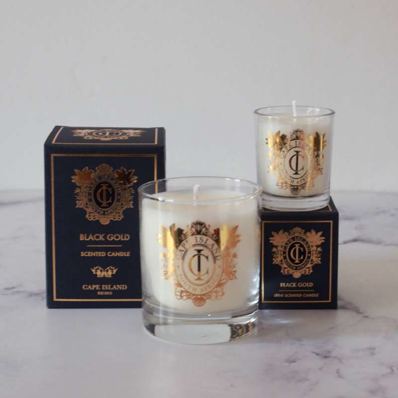Cape Island Scented Candle Black Gold 250ml