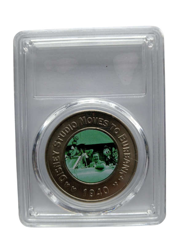 1940 Disney Decades Collectable Token -The Forties- 1940 Studio Moves To Burbank