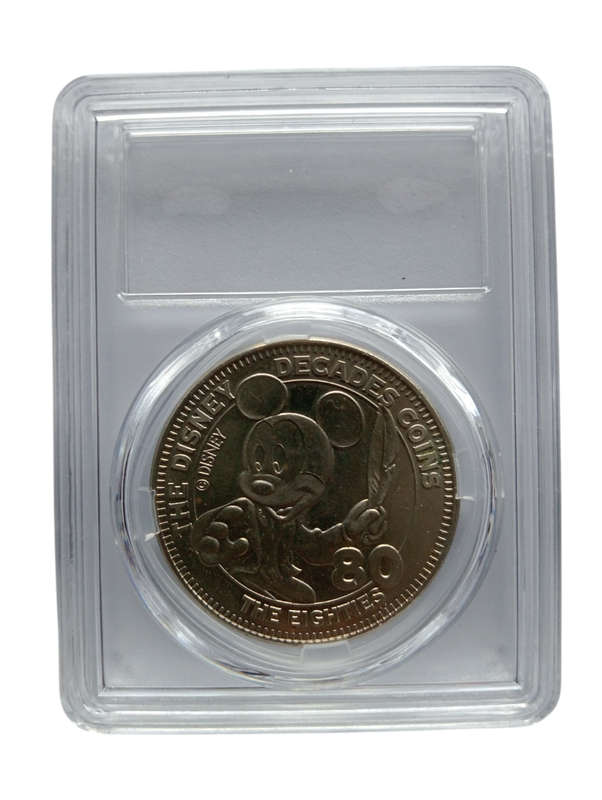 1981 Disney Decades Collectable Token -The Eighties- 1981 The Fox And The Hound