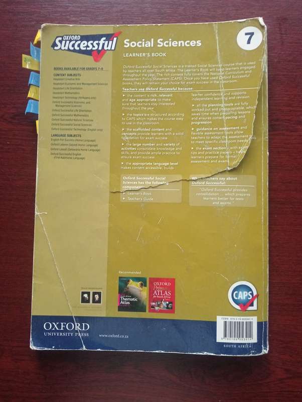 Oxford successful Social Sciences CAPS: Grade 7: Learner's book