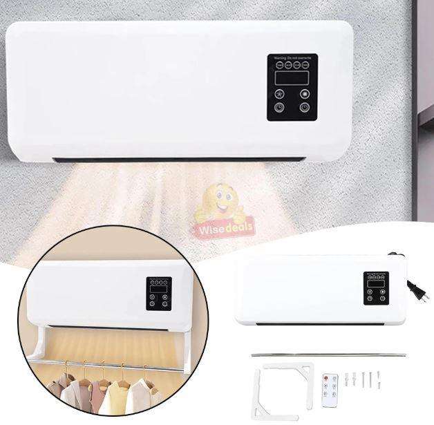 Hot and Cold Air Conditioner Unit Wall-mounted Electric Heater and Remote