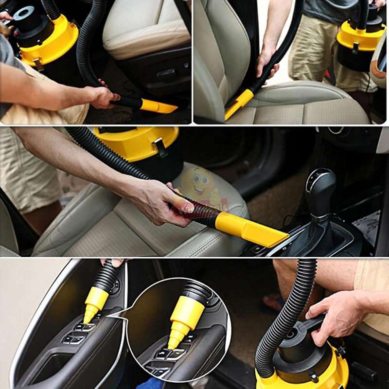 2 in 1 12V 120W Wet and Dry Vacuum Cleaner and Tyre Inflator