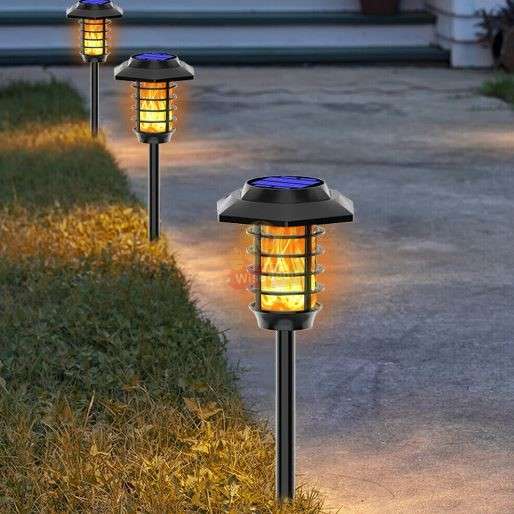 Dancing Flame and White Light 2 Piece Light Set