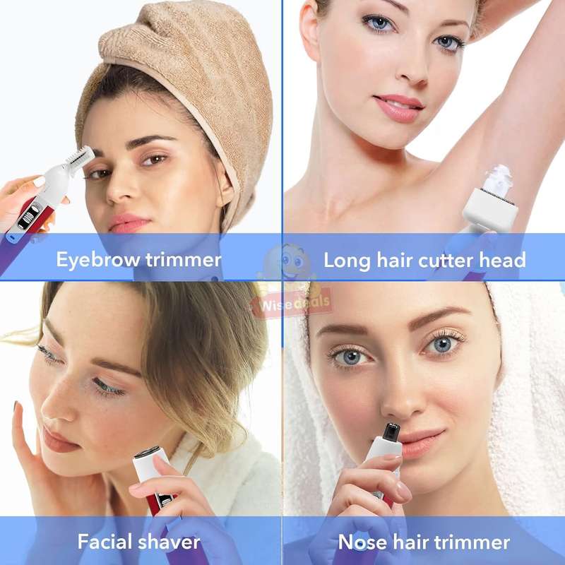 5-IN-1 Rechargeable Eyebrow, nose, Beard and Body Shaver