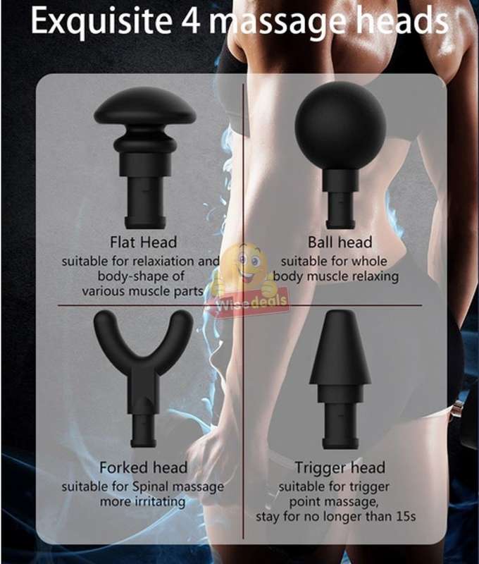 Muscle Fascia Massage Gun Reduce Muscle Stiffness Increase Blood Circulation Pain Relieve etc.
