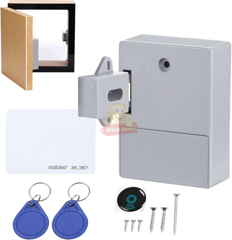 Electronic Cabinet Hidden Smart Locks Security Smart Keyless Without Hole