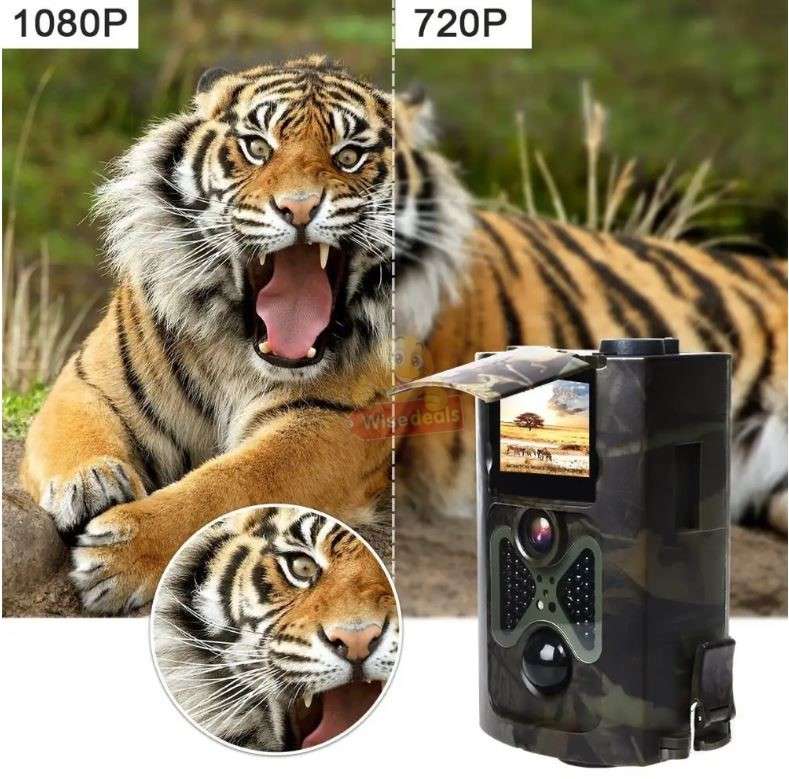 Waterproof Outdoor Trail Hunting Camera Night Vision 24MP 1080P
