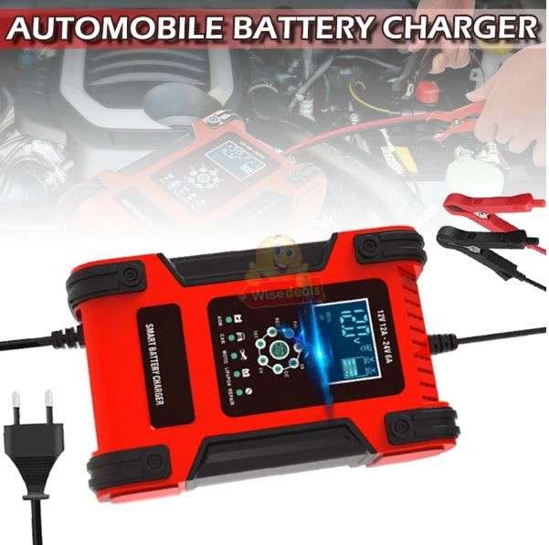 7 Stage Automatic Repair Battery Charger 24V 5A, 12V 10A For Most Battery Types