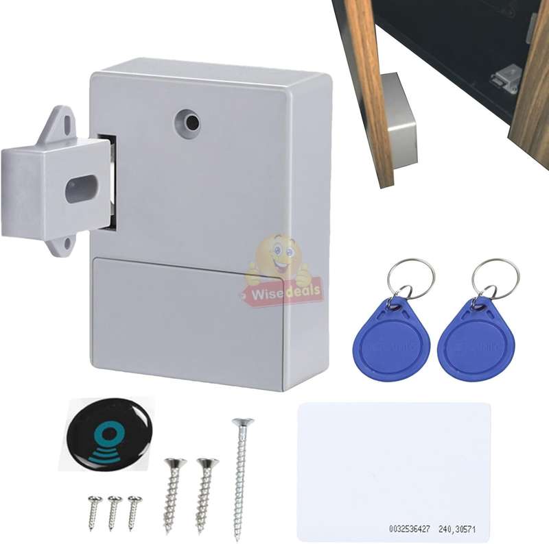 Electronic Cabinet Hidden Smart Locks Security Smart Keyless Without Hole