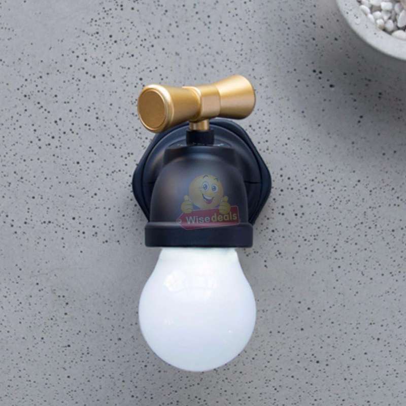 Wall Mount Tap Shape Intelligent Sensor Voice Control Night Light