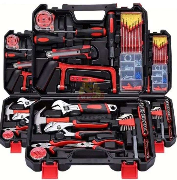 108 Piece Tool Set Accessories in Carry box
