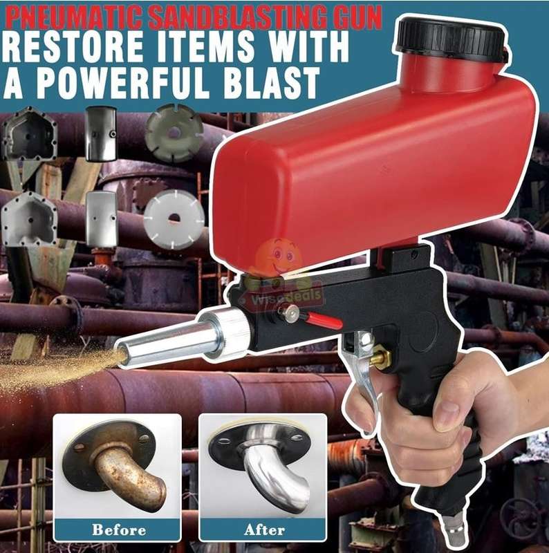 Handheld Easy to Operate Pneumatic Sandblaster Gun