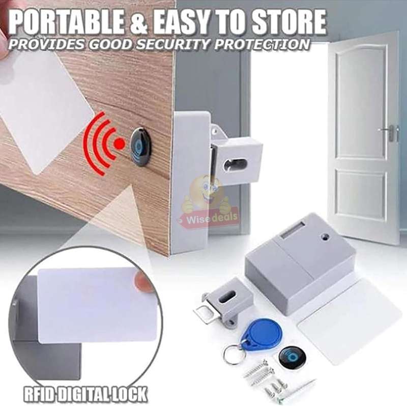 Electronic Cabinet Hidden Smart Locks Security Smart Keyless Without Hole
