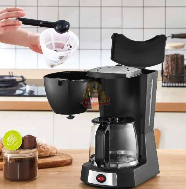 10 Cup Electric Drip Coffee Maker with Water Level Indicator and Auto Shut Off