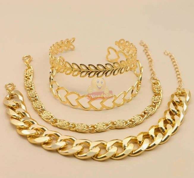 4 Piece Ladies Bracelet Set in a Complimentary Gift Box
