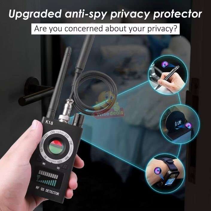 Wireless Signal Laser Lens GSM Camera Audio Detector GPS Tracking