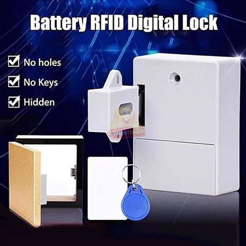 Electronic Cabinet Hidden Smart Locks Security Smart Keyless Without Hole